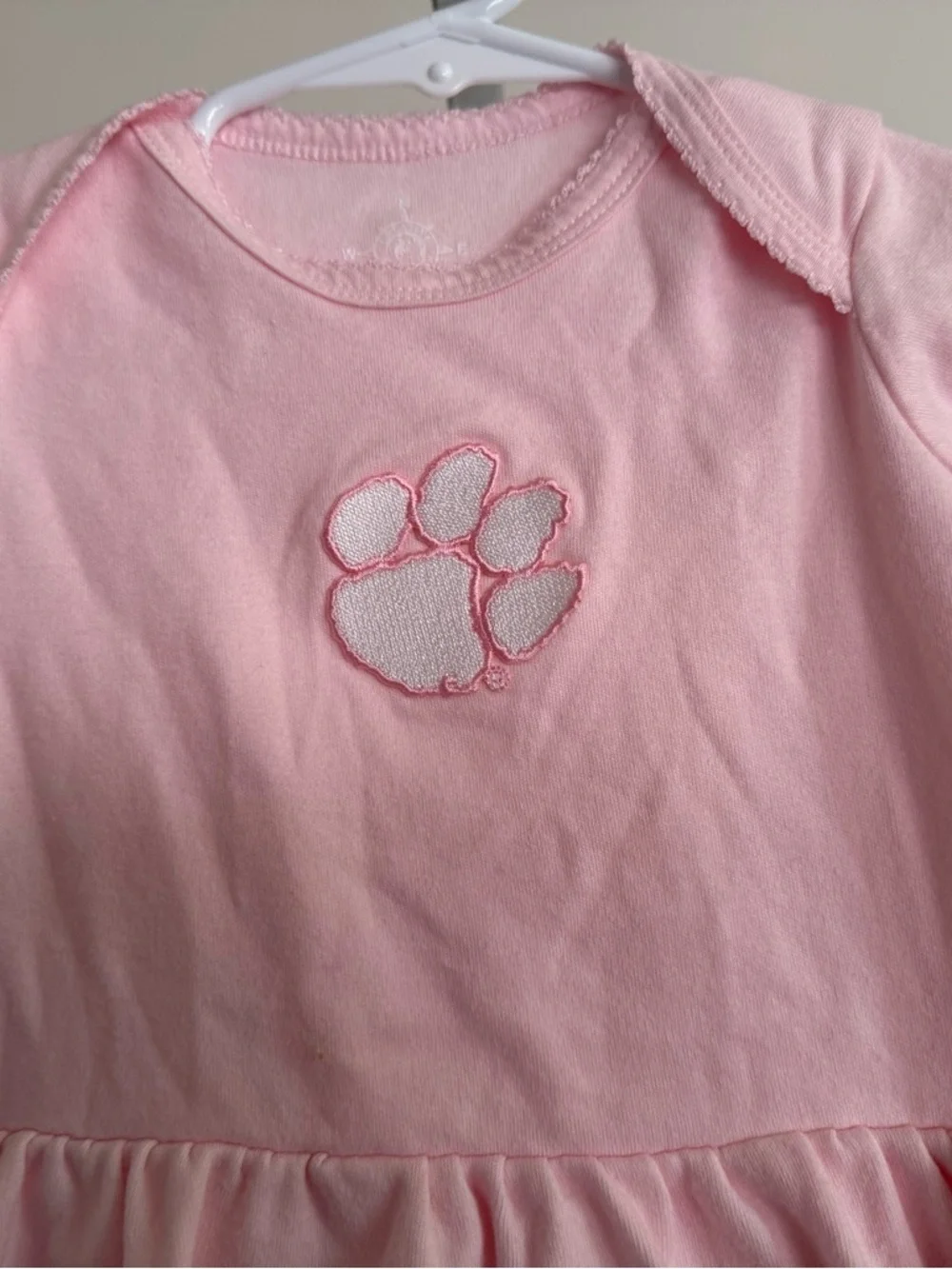 Creative Knitwear Clemson Tigers Skirted Bodysuit